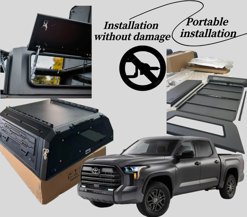 High Quality Custom Hardtop Canopy for 11 - 21 & 22 - 23 Toyota Tundra Pickup Truck