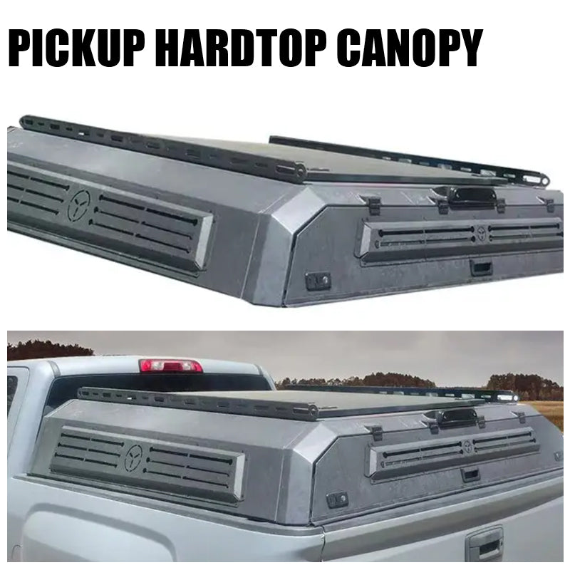High Quality Aluminum Truck Top Camper Pick - up Canopy for 17 - 23 Nissan Navara NP300 Double Cab Hardtop