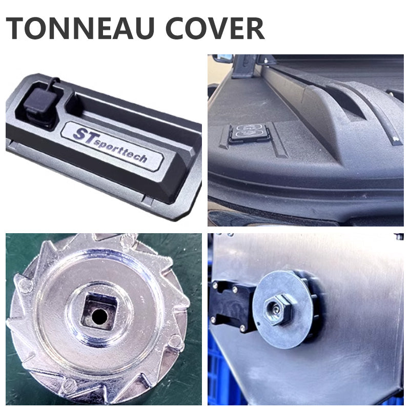 Hard Folding Tonneau Pickup Truck Bed Barrel Cover for GWM PAO/CANNON & GWM Alpha