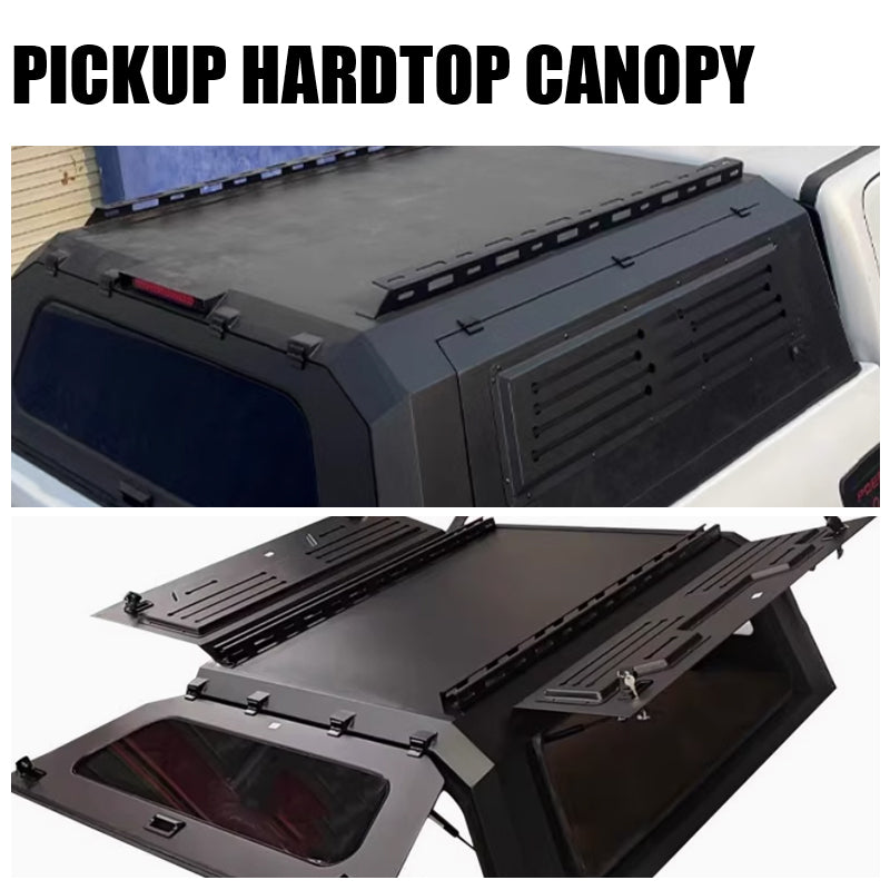 Luxury Waterproof Aluminum Hard Top Truck Canopy Pickup Bed Cover for 22 - 23 Toyota Tacoma Exterior Accessories