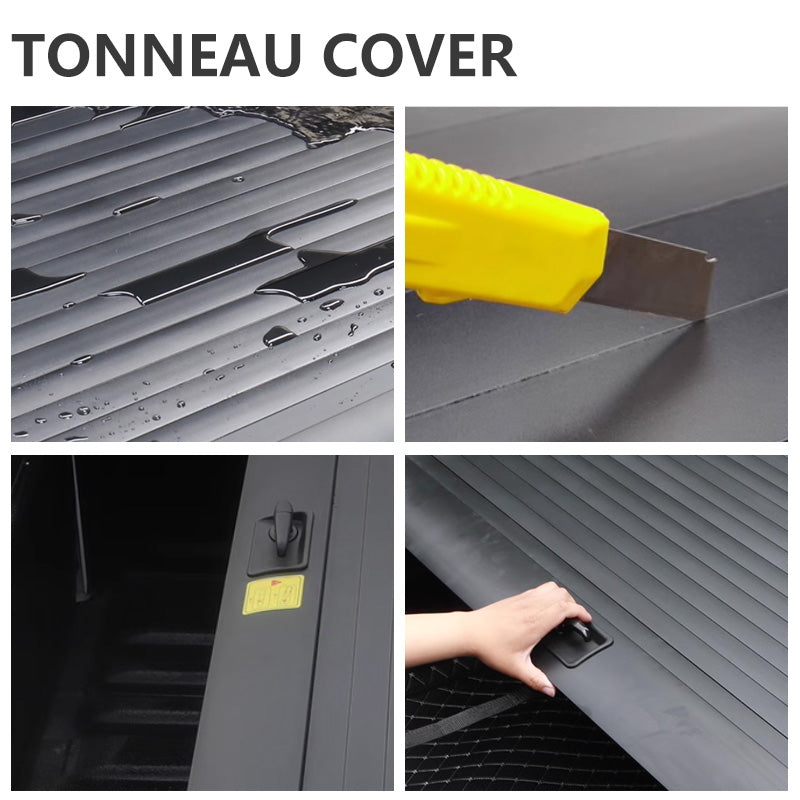Hard Retractable Tonneau Cover for 2011+ Volkswagen Amarok Double Cab - Electric Truck Bed Cover