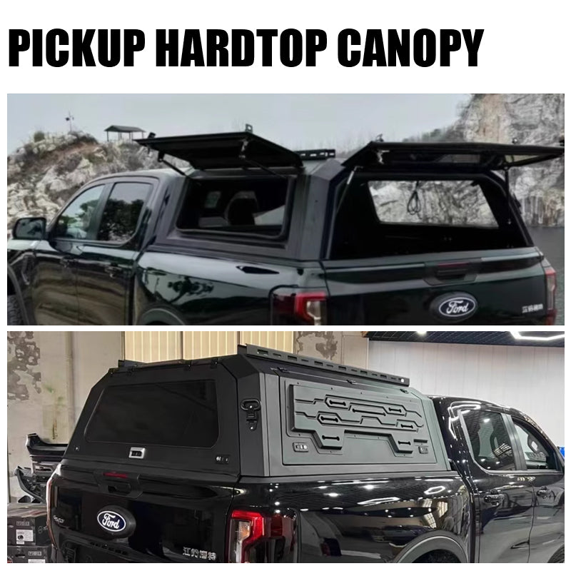 High Quality Aluminum Truck Top Camper Pick - up Canopy for 17 - 23 Nissan Navara NP300 Double Cab Hardtop