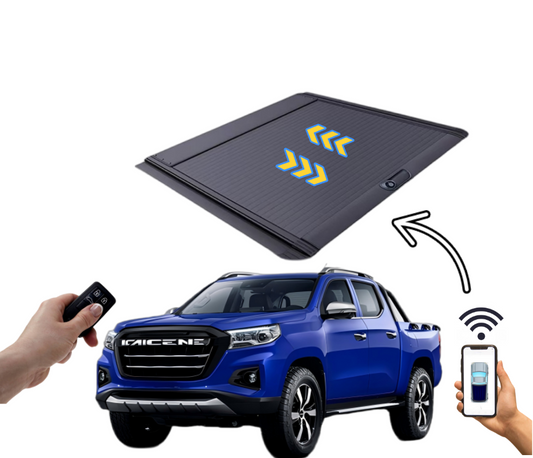 Einziehbarer, harter Tonneau-Rollladendeckel: Perfekte Passform für Kaicene F70 Standard & Extended Cab
