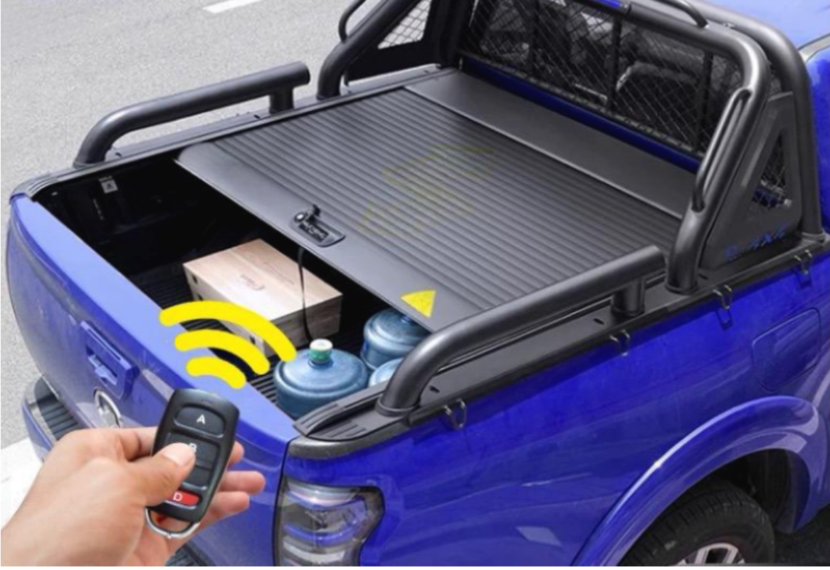 appearance with a durable, stylish design. Self-Locking Hard Roll up Pickup Truck Bed Tonneau Cover for Toyota Tacoma