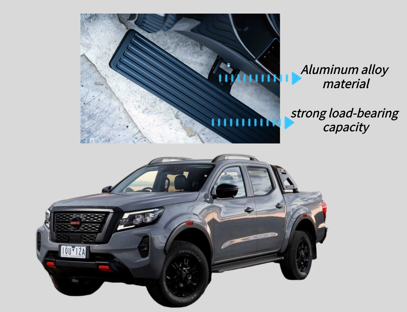 Running Boards and Steps for 18 - 23 Nissan Terra