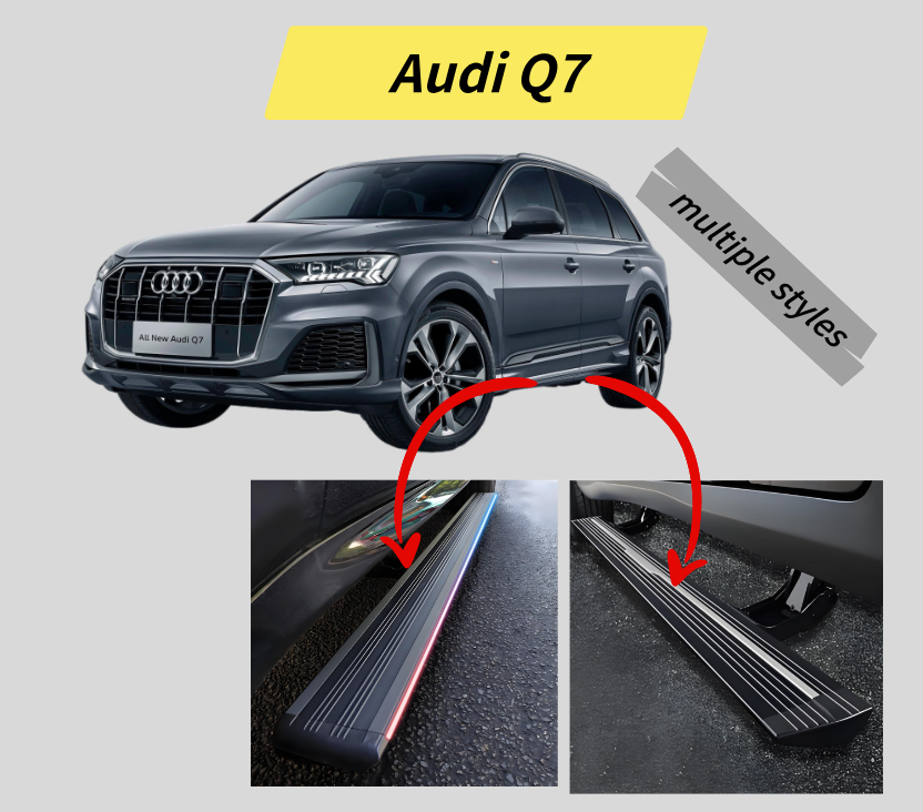 Custom Electric Side Runners for 16-23 Audi Q7