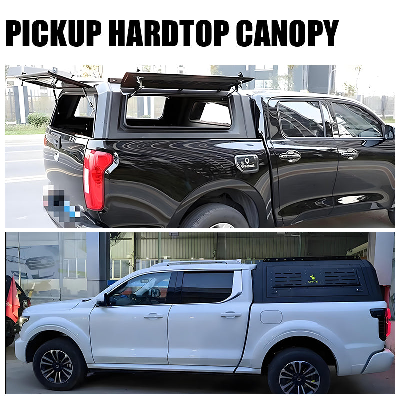 High Quality Aluminum Truck Top Camper Pick - up Canopy for 17 - 23 Nissan Navara NP300 Double Cab Hardtop