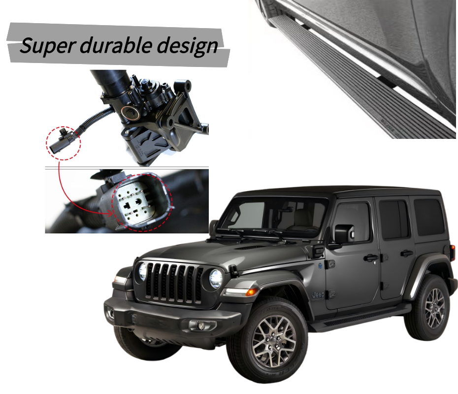 Electric Running Boards for 18 - 23 JEEP Wrangler 4 - Door SAHARA