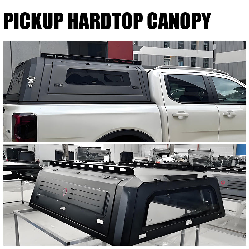 Luxury Waterproof Aluminum Hard Top Truck Canopy Pickup Bed Cover for 22 - 23 Toyota Tacoma Exterior Accessories