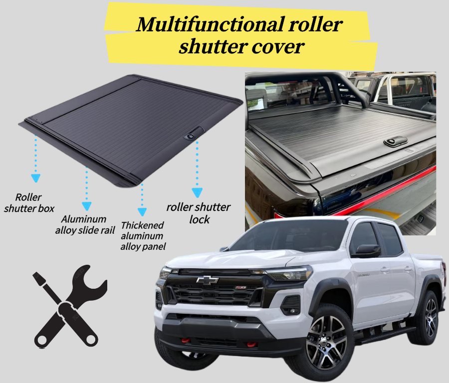 Premium Retractable Tonneau - Perfect for Chevrolet Colorado/Canyon 5' Short Beds
