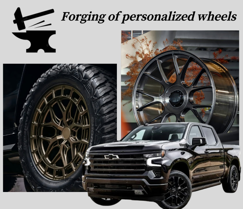 Rim Deep Concave Wheel Forged Rims SUV Pick-Up Off Road Car Wheel Rim for Chevrolet Silverado