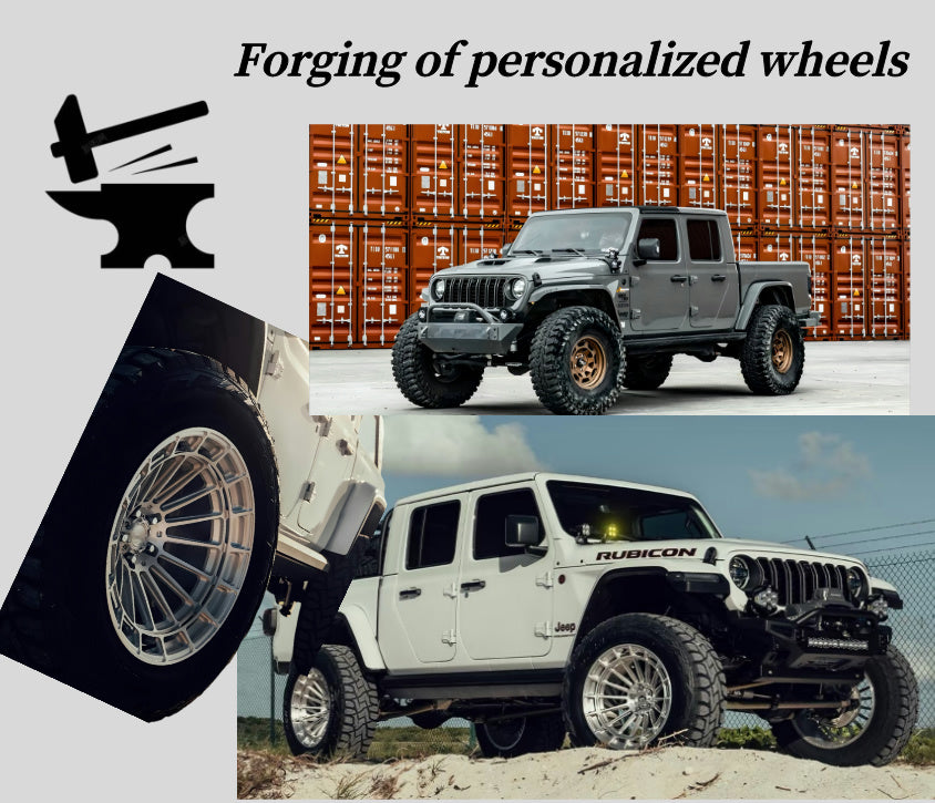 Custom OEM/ODM Forged Wheel Hub Rims - Perfect Fit for 2023 Jeep Gladiator