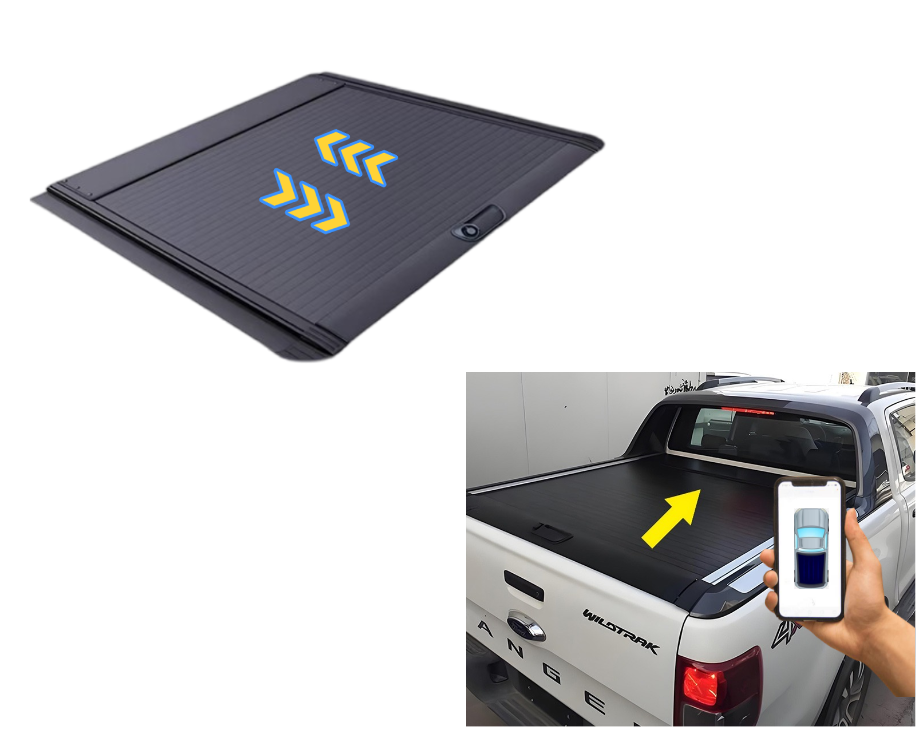 Retractable Pickup Truck Hard Bed Cover Roller Lid Tonneau Cover Aluminum Alloy for 2017+ Benz X - class