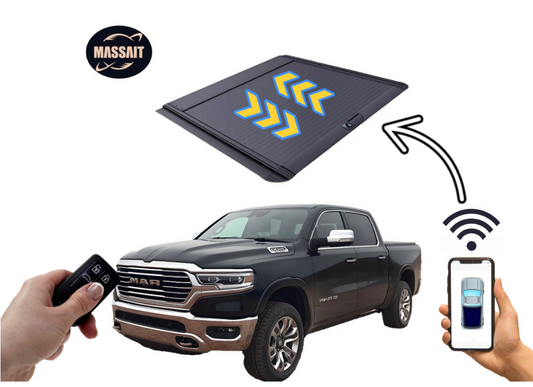 Waterproof Electric Hard Type Aluminum Roller Lid Shutter Tonneau Cover Manual Pickup Truck 4X4 Accessories for Dodge Ram 1500 2500