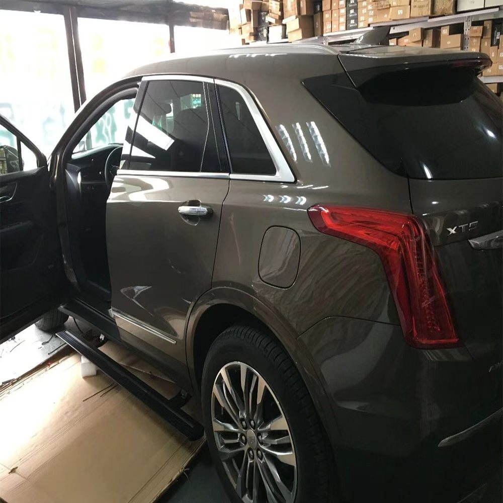 Drill-Free Installation Automatic Power Retractable Automatic Running Board Cadillac XT4/XT5/XT6 SUV Electric Side Pedal Step