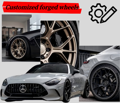 Hot Sale Custom Forged Wheels Gloss Black High-performing Car Rims Alloy Wheels forMercedes - Benz AMG GT63