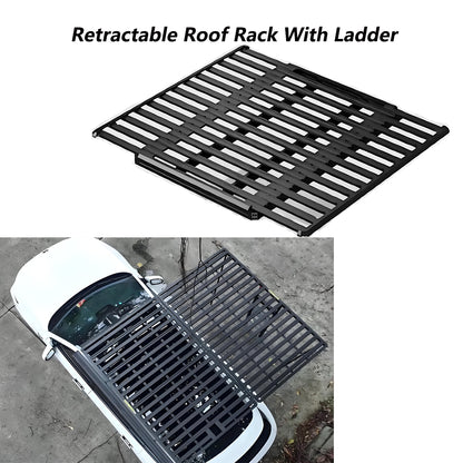 Aluminum Alloy Roof Rack for Land Rover Discovery 4 with 100kg Capacity Luggage Frame Ladder Bag Roof Platform