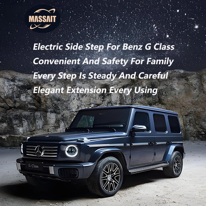 Elektrisches Trittbrett für 19–23 Mercedes-Benz G (mit hinterem Auspuffrohr)