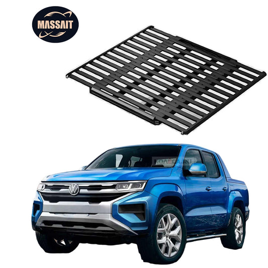 Universal Aluminum Auto Accessories Hard Roof Rack Luggage 4X4 Off-Road Pickup Truck for VW Amarok Compatible Universal Cargo