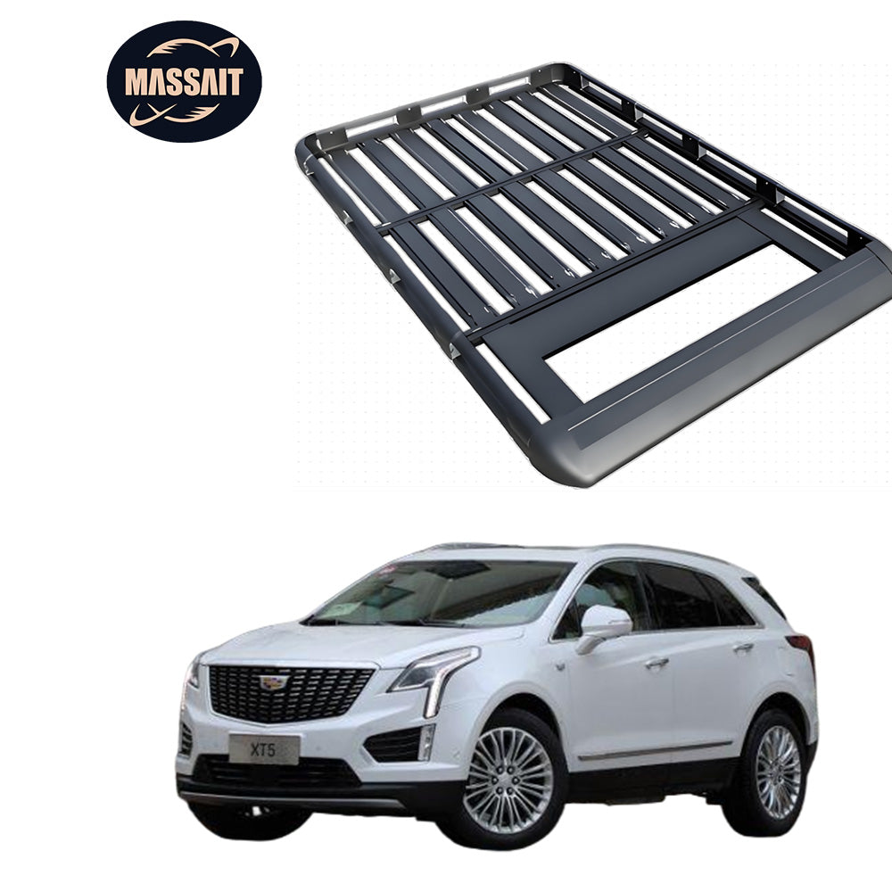 Drill-free Installation Roof Rack Platform Compatible with Cadillac XT5 Heavy Duty Rooftop Aluminum Crossbar Carrier