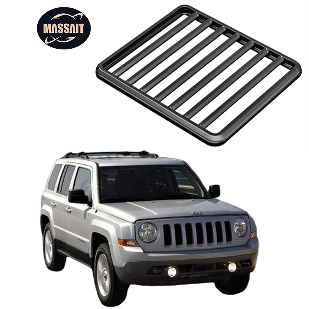 Roof Rack Cross Bars for 2007-2017 Jeep Patriot Aluminum Roof Rails Crossbars Rooftop Canoe Bike Kayak Luggage Racks Carrier