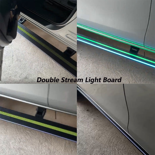 Pickup Truck Series Accessories Folding Side Steps Aluminum Alloy Electric Power Running Board For Toyota Hilux Revo VIGO Rocco