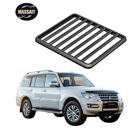 Aluminum Alloy Roof Rack Platform for Mitsubishi Pajero V73 V97 V98 Heavy-Duty Cargo Carrier with Universal Fit