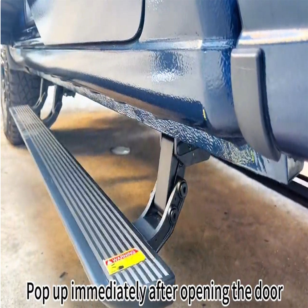 Fold Retractable 6 Breacket Electric Running Board Power Side Steps for Chevrolet Chevy Silverado 1500 2500 3500 Crewcab