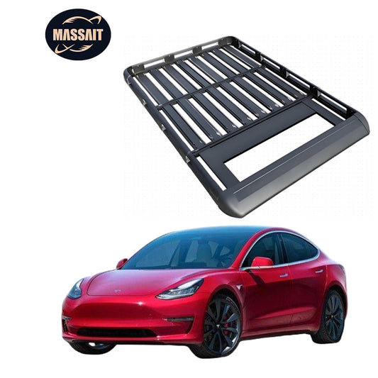 Cross bar Frame Guality Aluminum Universal Luggage bar Car Roof Rack for Tesla Model Y Model 3