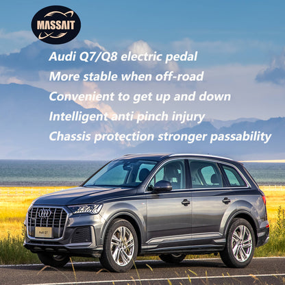 Automatic Foot Step Electric Sliding Steps Side Step Running Board Power Footrest Retractable for Audi Q7/Q8