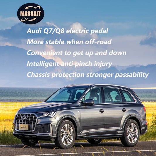 Automatic Foot Step Electric Sliding Steps Side Step Running Board Power Footrest Retractable for Audi Q7/Q8