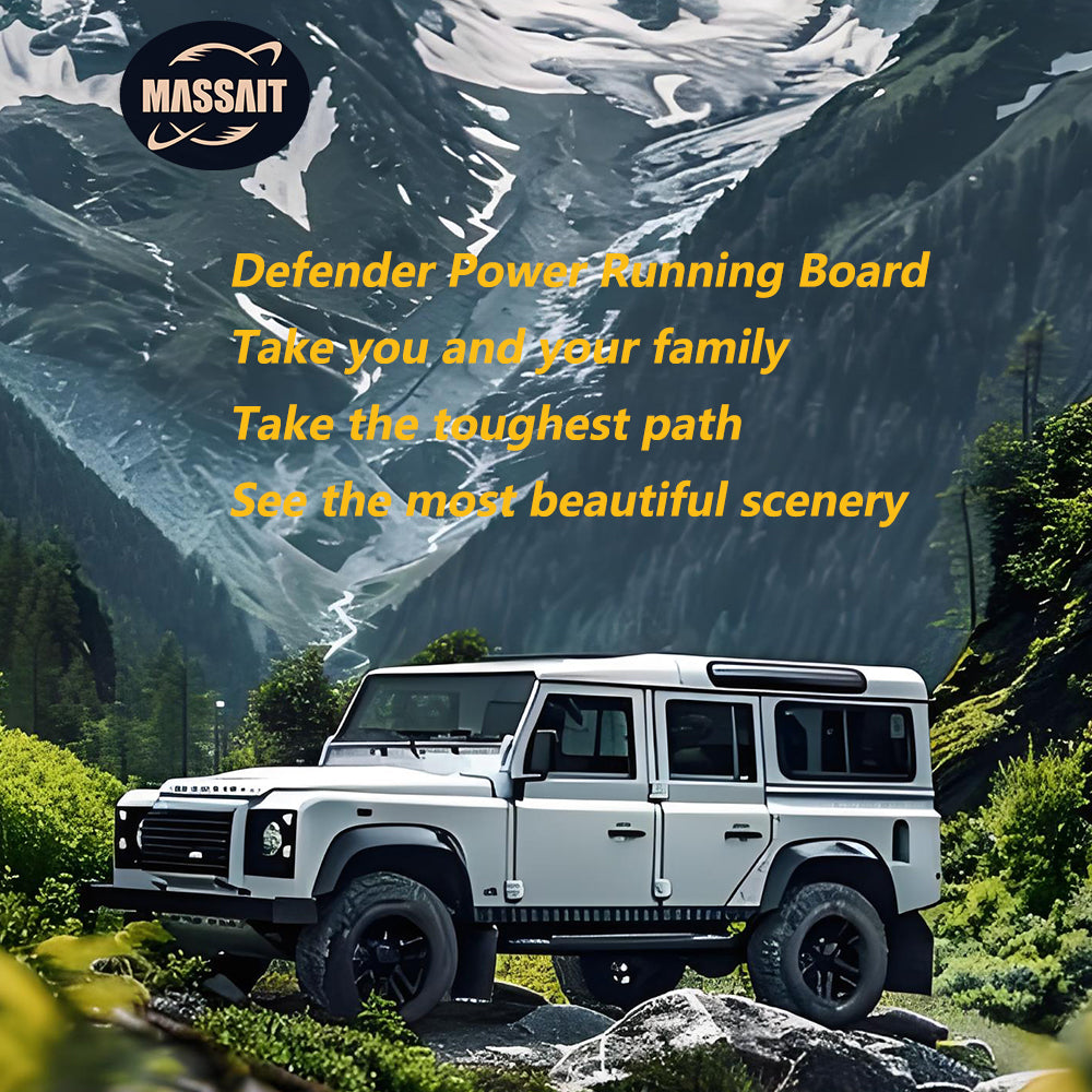 Replace Accessories Automatic Aluminum Power Running Board for Land Rover Defender Electric Side Step 4 Door 2 Door