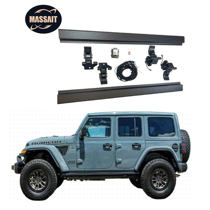 Jeep Wrangler 2 Door And 4 Door JK/JL 4X4 Offroad Electric Automatic Side Steps Power Running Boards APP Led