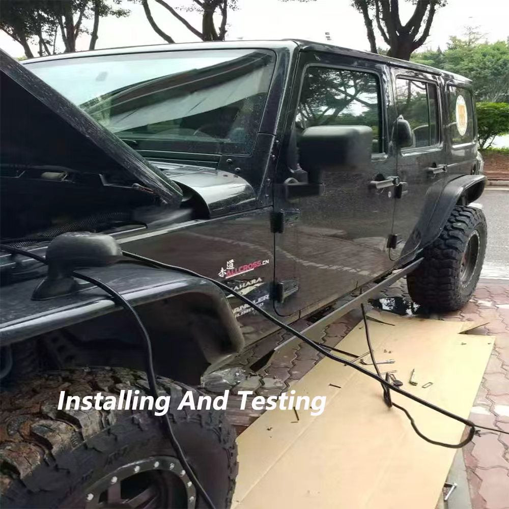 Jeep Wrangler 2 Door And 4 Door JK/JL 4X4 Offroad Electric Automatic Side Steps Power Running Boards APP Led