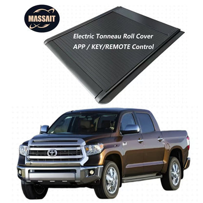 Electric Retractable Manual Aluminum Alloy Waterproof Tonneau Cover Roller Shutter Lid Truck Pick Bed Covers Ranger for Tocoma Tundra