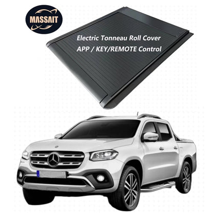 Aluminum Alloy Electric Manual Pickup Truck Bed Cover Retractable Roller Shutter Lid Tonneau Cover for Mercedes X-CLASS Waterproof
