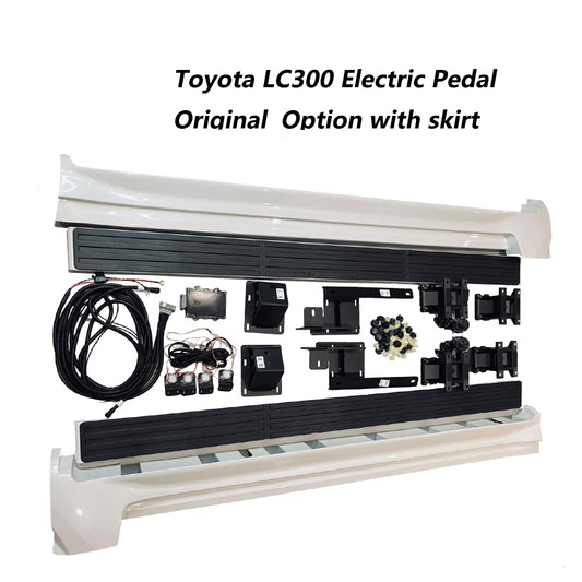 Automatic Electric Power Side Step Running Board for Toyota Land Cruiser LC200/LC300 With Side Skirt