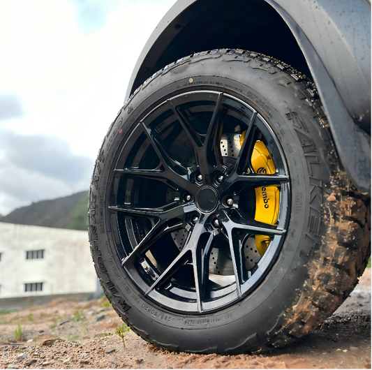 Forged Wheels Aluminum Alloy Metallic Gray Satin Bronze Custom Sizes for BMW 5 Series