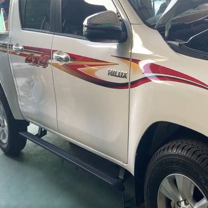 Pickup Truck Series Accessories Folding Side Steps Aluminum Alloy Electric Power Running Board For Toyota Hilux Revo VIGO Rocco