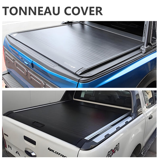 Premium Aluminum Alloy Retractable & Locking Waterproof Roll - Up Truck Bed Cover for Ford Maverick