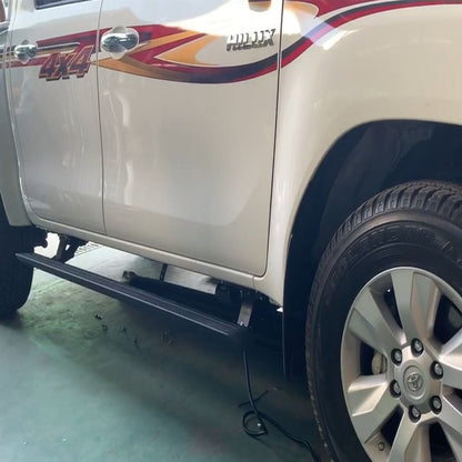 Pickup Truck Series Accessories Folding Side Steps Aluminum Alloy Electric Power Running Board For Toyota Hilux Revo VIGO Rocco