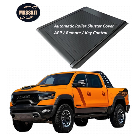 Waterproof Electric Hard Type Aluminum Roller Lid Shutter Tonneau Cover Manual Pickup Truck 4X4 Accessories for Dodge Ram 1500 2500