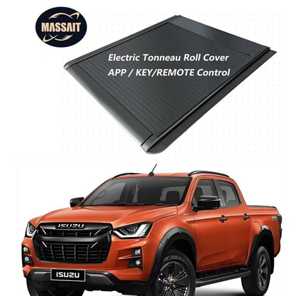 New ISUZU D-Max 2008-2012 Double Cab UTE Accessories Manual Electric Retractable Lid Anti-Pressure Rolling Shutter Roll Tonneau