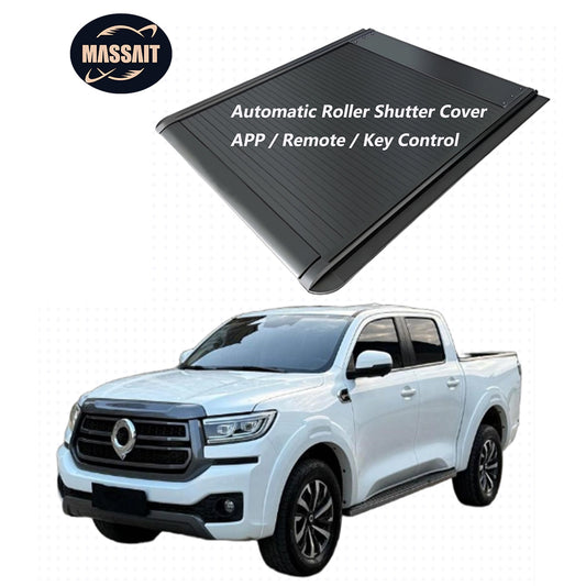 Aluminum Retractable Roller Lid Shutter Ute Electric Automatic Munual Tonneau Cover Truck Bed Cover For GWM Cannon Poer