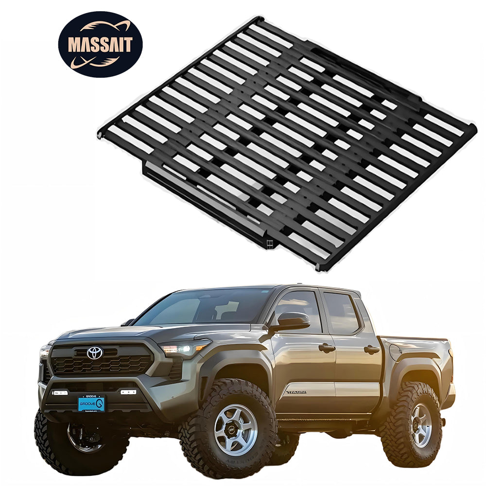 Car Roof Rack Aluminum Top Carrier Offroad Jeep Roof Rack Basket for Tacoma Lagauge Roof Rack Carrier Basket