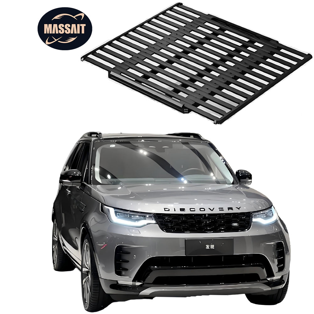 Aluminum Alloy Roof Rack for Land Rover Discovery 4 with 100kg Capacity Luggage Frame Ladder Bag Roof Platform
