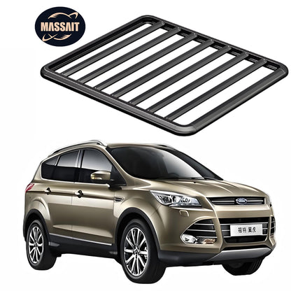 Aluminum Alloy Roof Rack Platform for Ford Escape Cargo Carrier Roof Top Luggage Rack with Adjustable Mounting Bracket