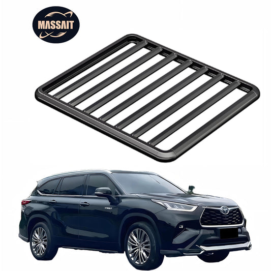Aluminum Roof Rack For Toyota Highlander Universal Fit Roof Rail for 2001-2025 Models Easy Assembly for Luggage Outdoor Gear
