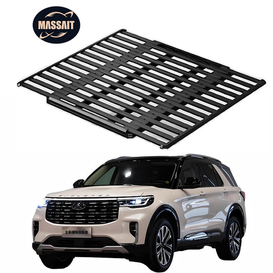 Car Roof Rack Fit for Ford Explorer 2020 2021-2025 Lockable Roof Rail Rack Cross Bars Crossbar
