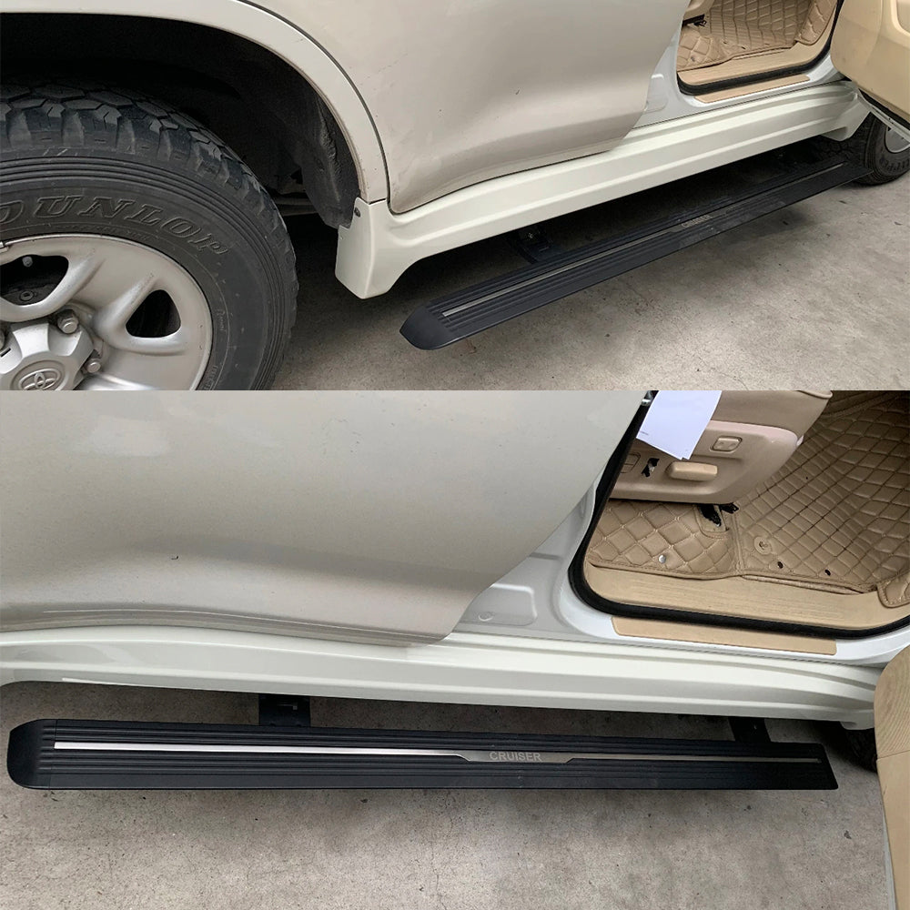 Automatic Electric Power Side Step Running Board for Toyota Land Cruiser LC200/LC300 With Side Skirt